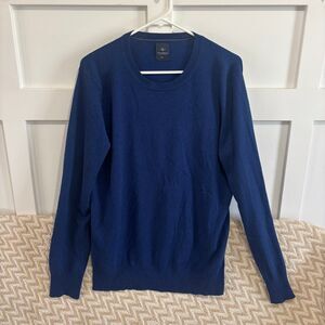 Tailorbyrd Men’s Wool Blend Lightweight Crewneck Sweater